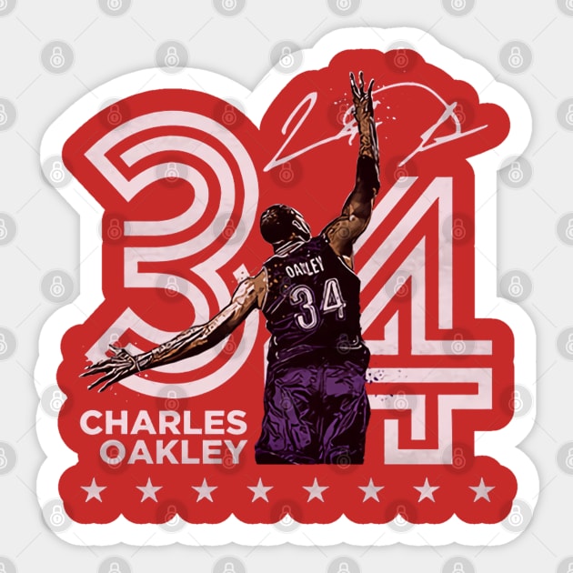 Charles Oakley Toronto Inline Sticker by MASTER_SHAOLIN